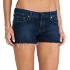 𝅺PAIGE Catalina cut off denim jean shorts sz 30